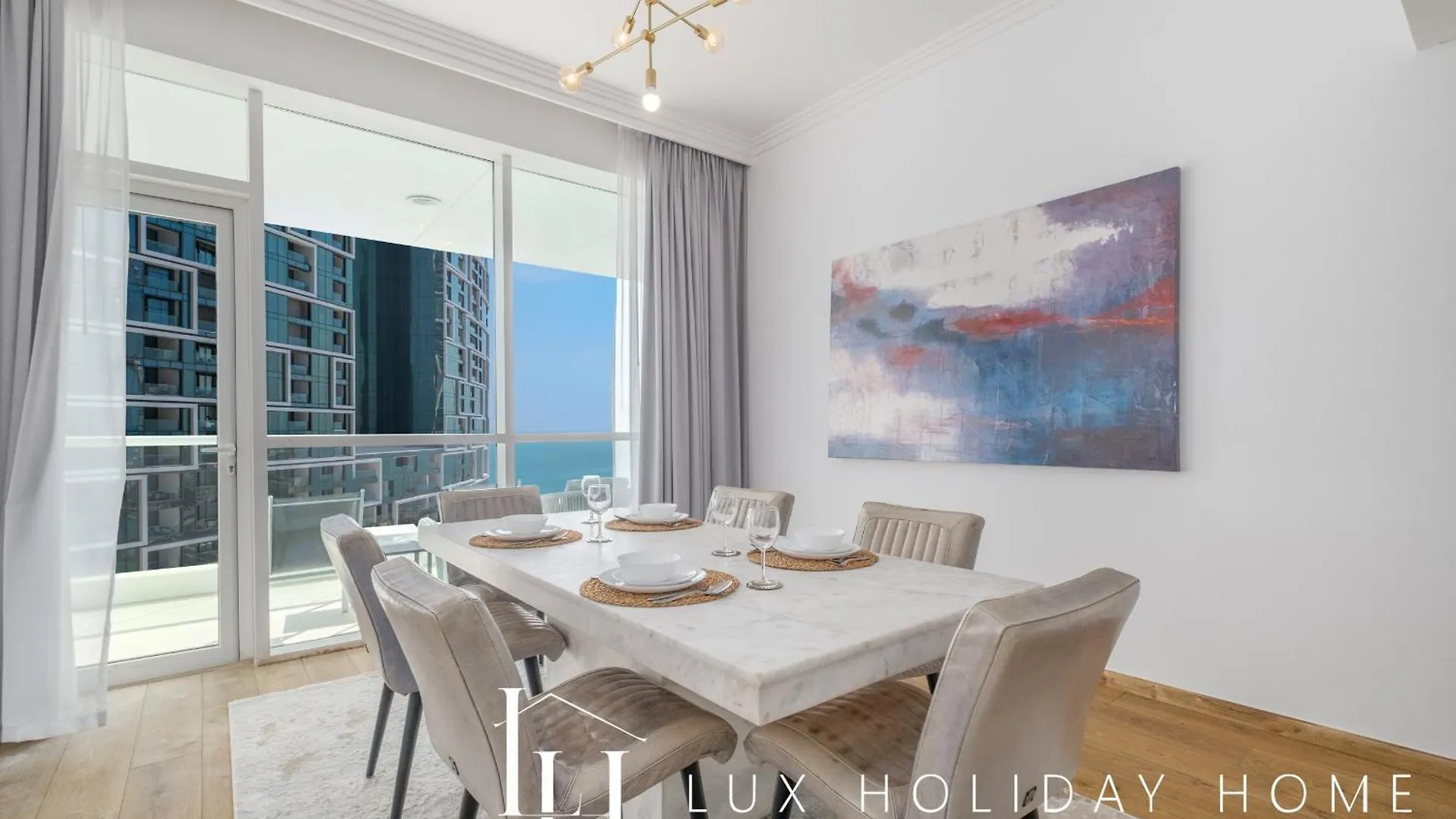 Lux The Jbr Beach Sea View Suite Dubaj Apartament